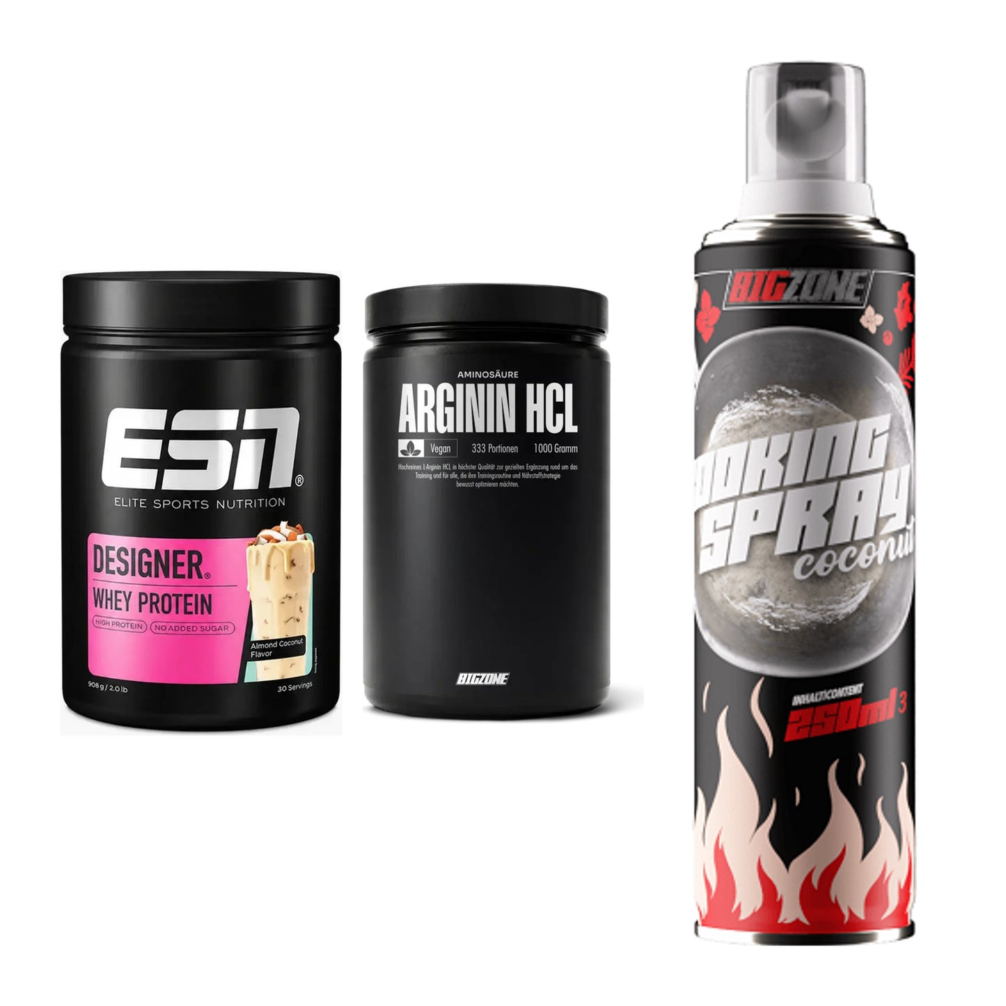 Definitionsphase-Set: ESN Designer + Big Zone L-Argin + 1 weitere – alle enthaltenen Artikel
