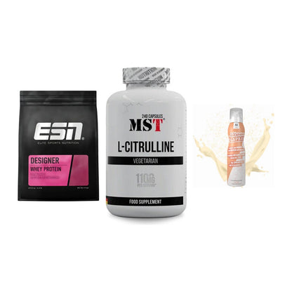 Definitionsphase-Set: ESN Designer + MST Citrulline + More Nutrition – alle enthaltenen Artikel