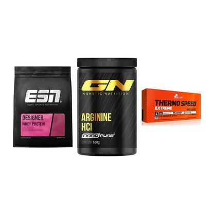 Definitionsphase-Set: ESN Designer + GN Arginine + Olimp Thermo – alle enthaltenen Artikel