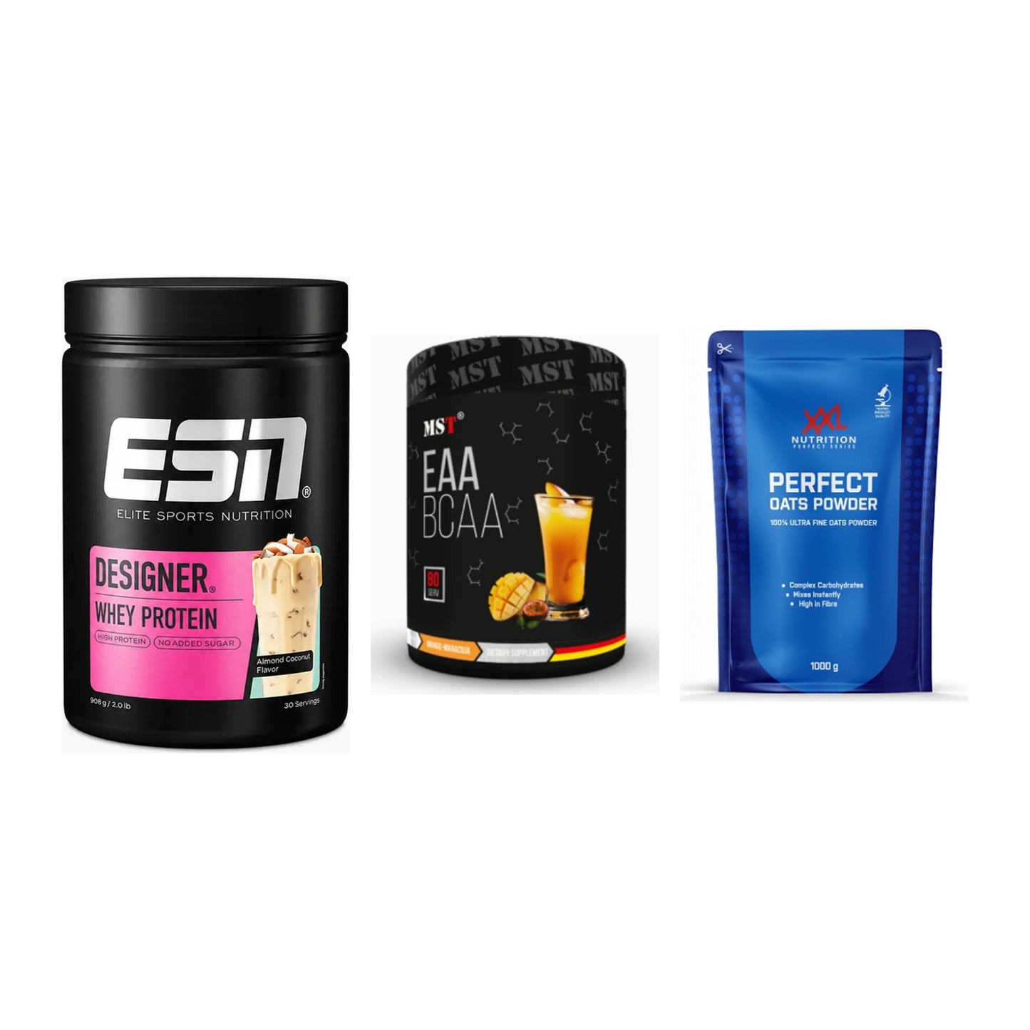 Definitionsphase-Set: ESN Designer + MST EAA & BCAA + XXL Nutrition – alle enthaltenen Artikel