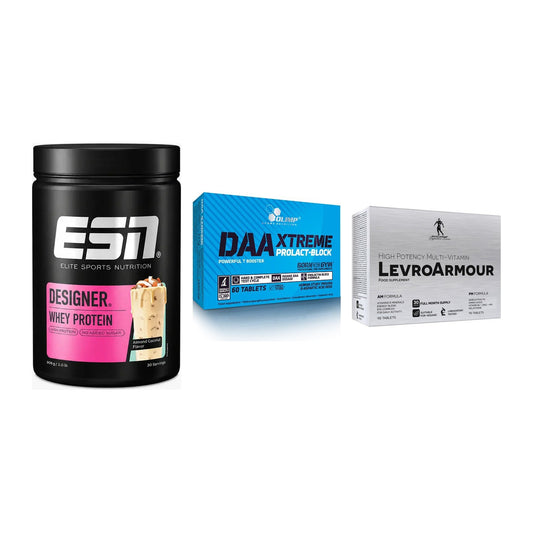 Definitionsphase-Set: ESN Designer + Olimp DAA + Kevin Levrone – alle enthaltenen Artikel
