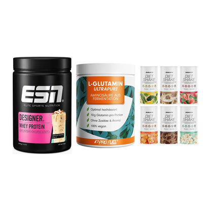 Definitionsphase-Set: ESN Designer + ProFuel Glutam + BioTech Diet – alle enthaltenen Artikel