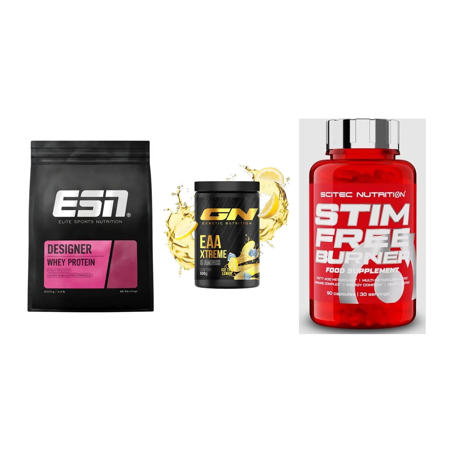 Definitionsphase-Set: ESN Designer + GN EAA Xtreme + Scitec Stim – alle enthaltenen Artikel