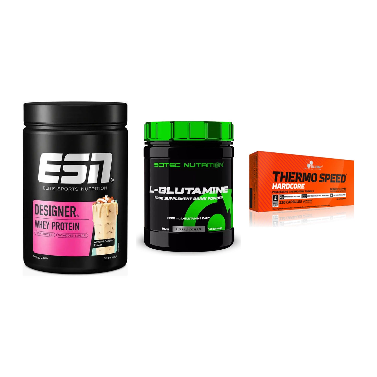 Definitionsphase-Set: ESN Designer + Scitec L-Gluta + Olimp Thermo – alle enthaltenen Artikel