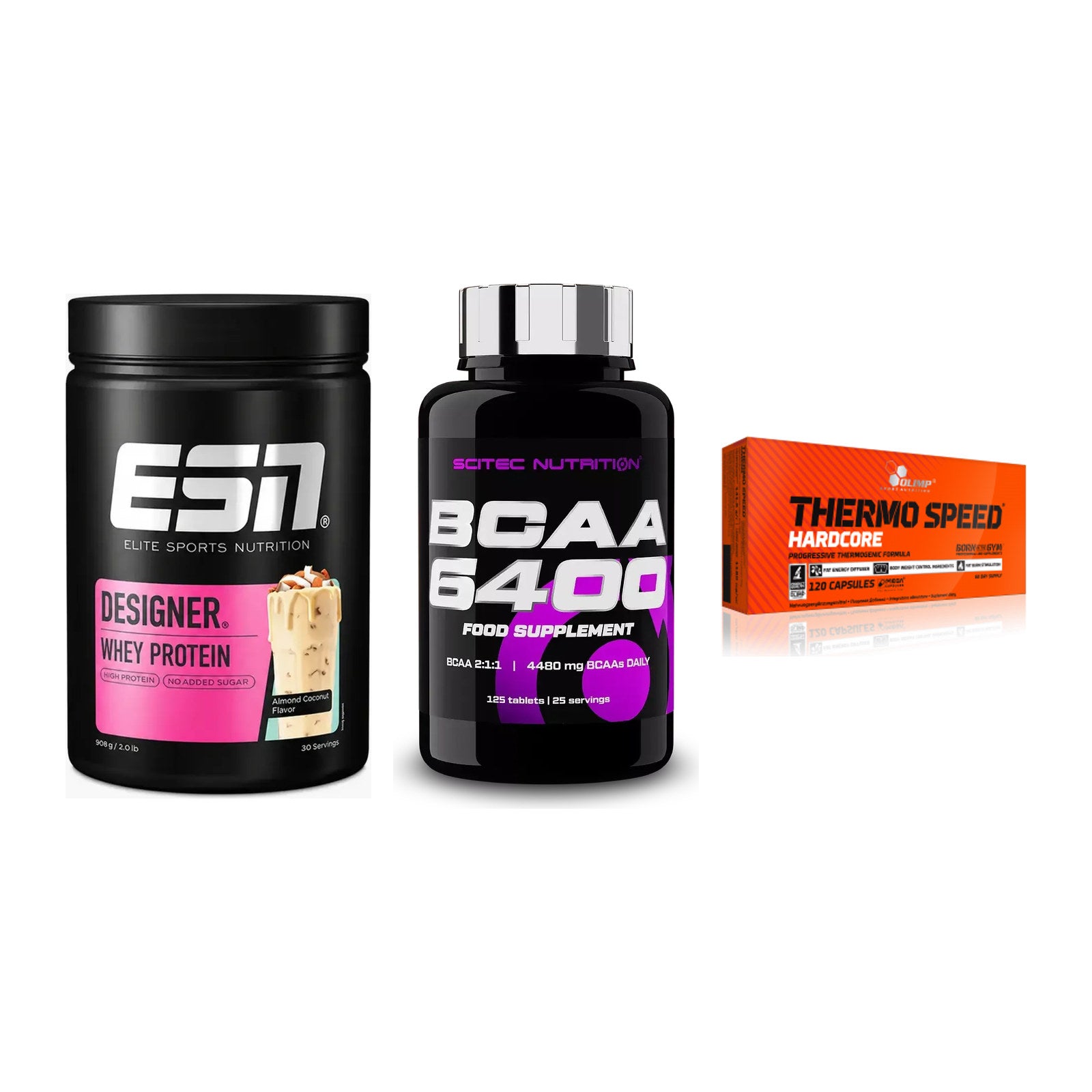 Definitionsphase-Set: ESN Designer + Scitec BCAA + Olimp Thermo – alle enthaltenen Artikel