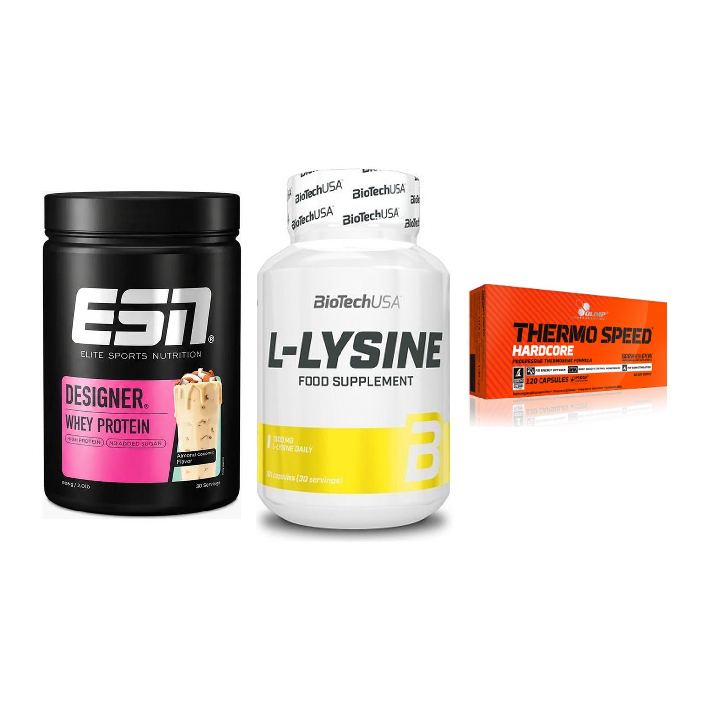 Definitionsphase-Set: ESN Designer + BioTech L-Lysi + Olimp Thermo – alle enthaltenen Artikel