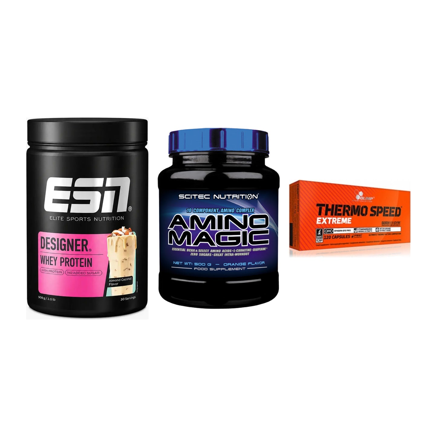 Definitionsphase-Set: ESN Designer + Scitec Amino + Olimp Thermo – alle enthaltenen Artikel