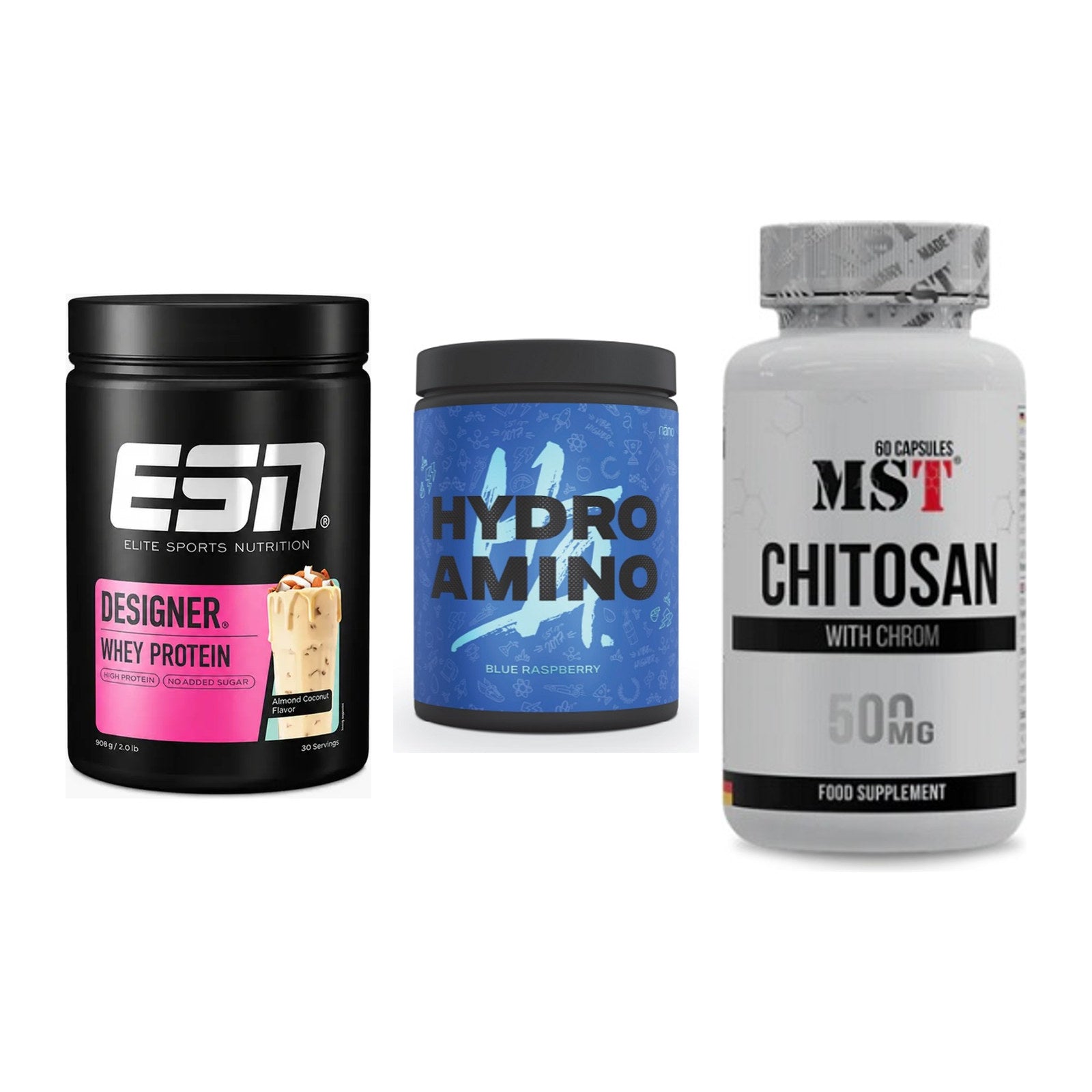 Definitionsphase-Set: ESN Designer + Nanosupps + MST Chitosan – alle enthaltenen Artikel