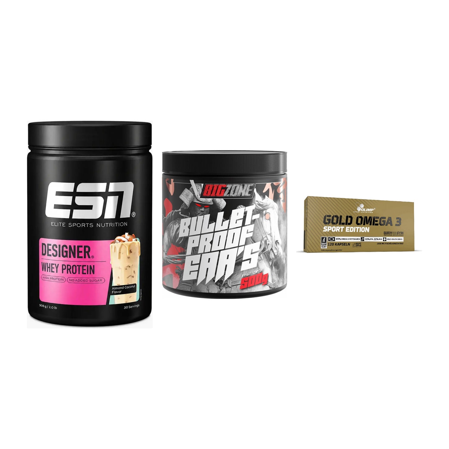 Definitionsphase-Set: ESN Designer + Big Zone + Olimp Omega 3 – alle enthaltenen Artikel