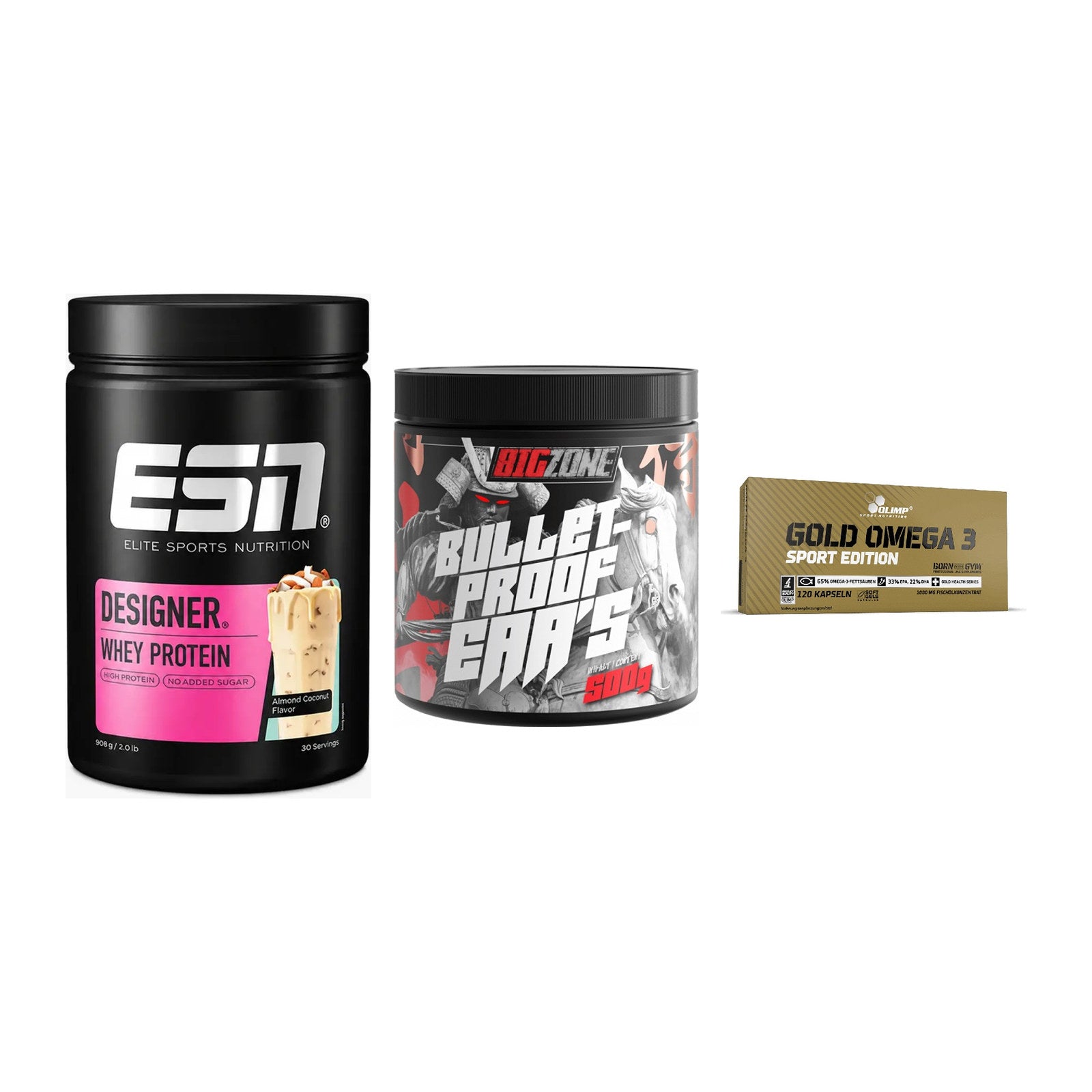 Definitionsphase-Set: ESN Designer + Big Zone + Olimp Omega 3 – alle enthaltenen Artikel