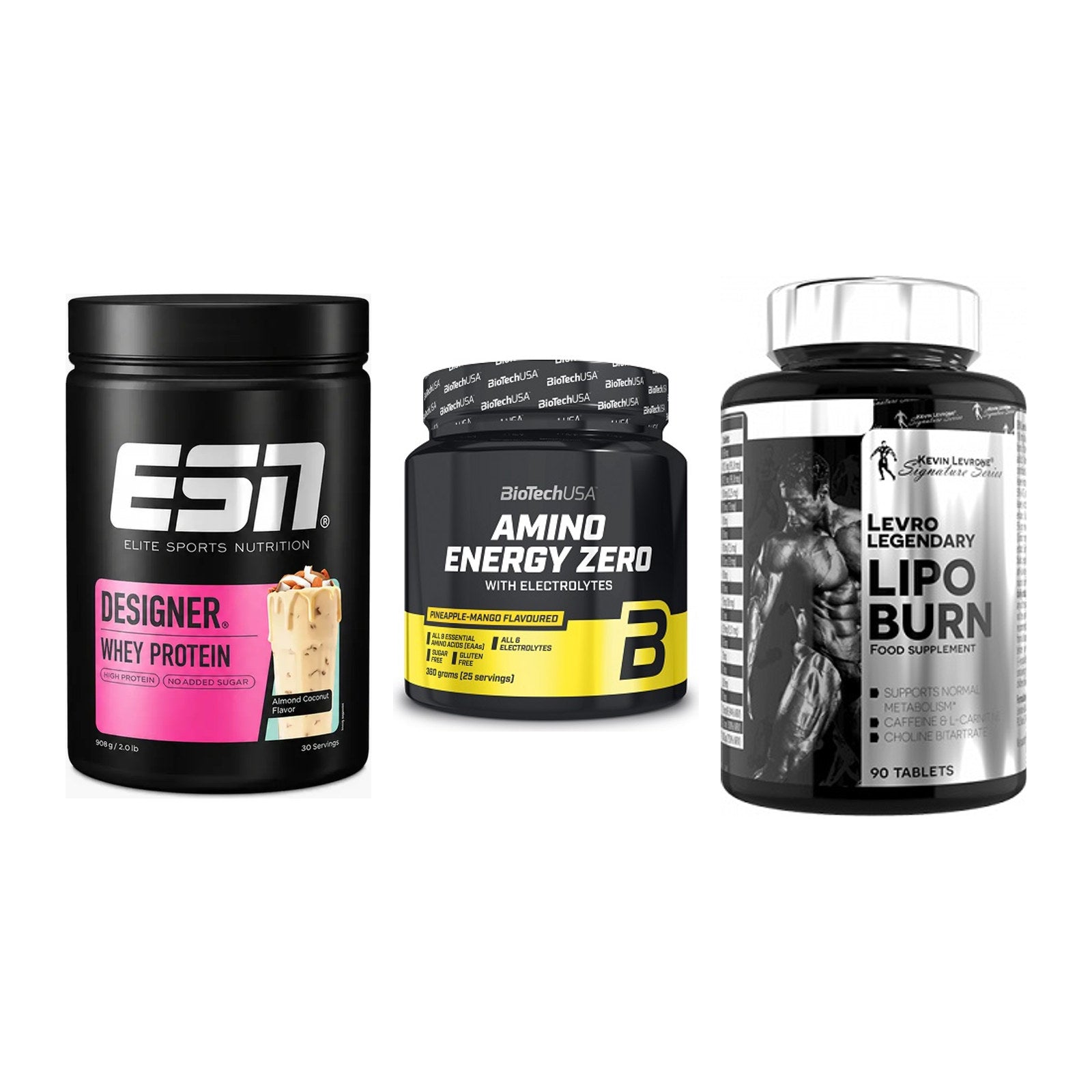 Definitionsphase-Set: ESN Designer + BioTech Amino + Kevin Levrone – alle enthaltenen Artikel
