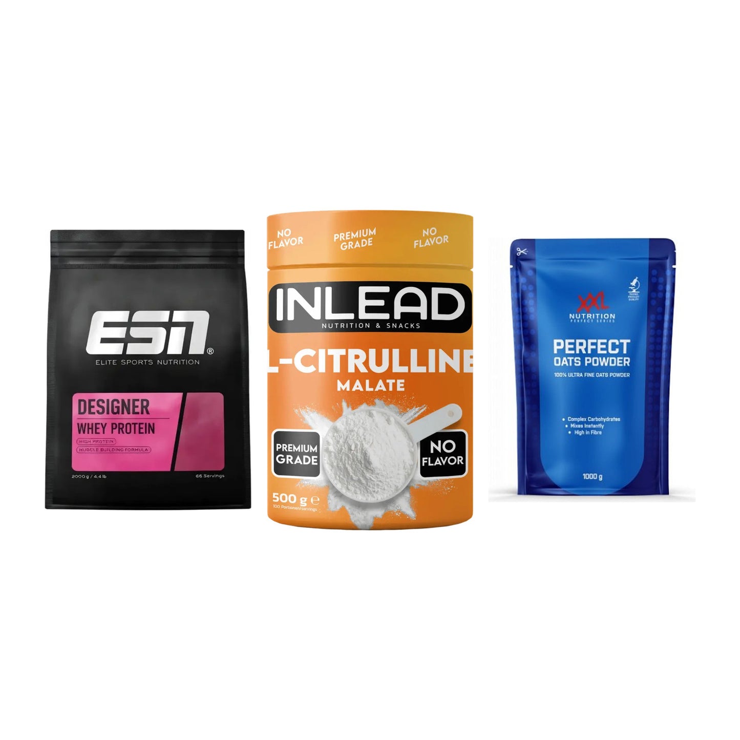 Definitionsphase-Set: ESN Designer + INLEAD L-Citru + XXL Nutrition – alle enthaltenen Artikel