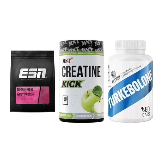 Definitionsphase-Set: ESN Designer + MST Creatine + Swedish Supple – alle enthaltenen Artikel