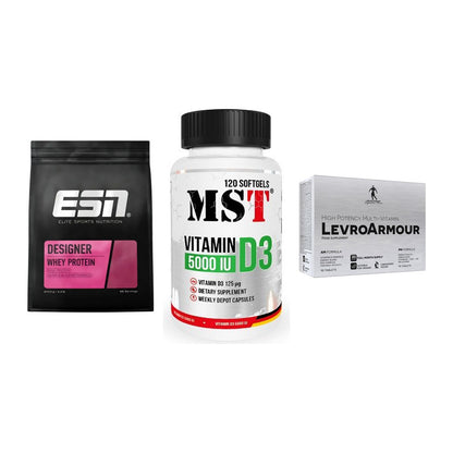 Definitionsphase-Set: ESN Designer + MST Vitamin D3 + Kevin Levrone – alle enthaltenen Artikel