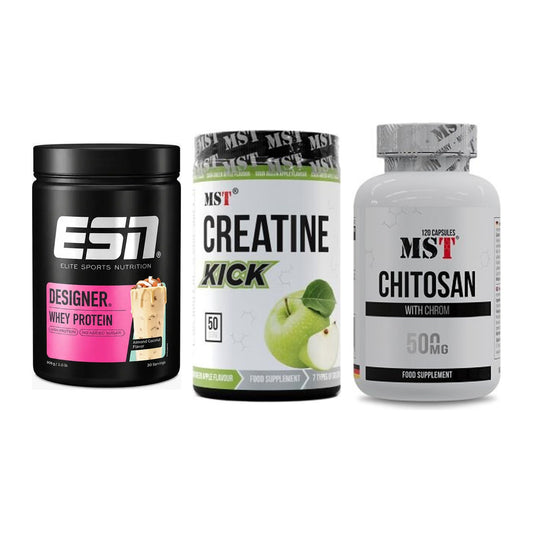 Definitionsphase-Set: ESN Designer + MST Creatine + MST Chitosan – alle enthaltenen Artikel
