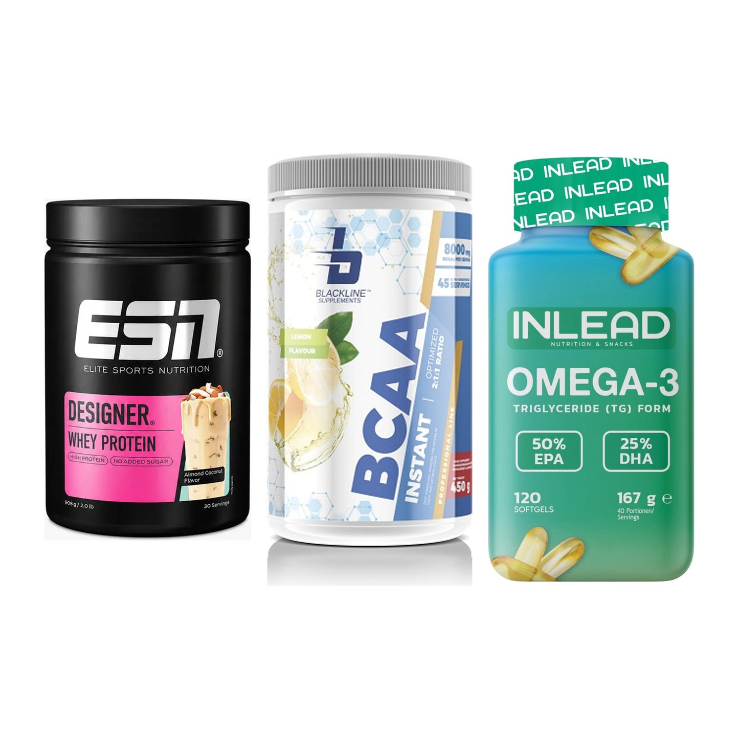 Definitionsphase-Set: ESN Designer + Blackline + INLEAD Omega-3 – alle enthaltenen Artikel