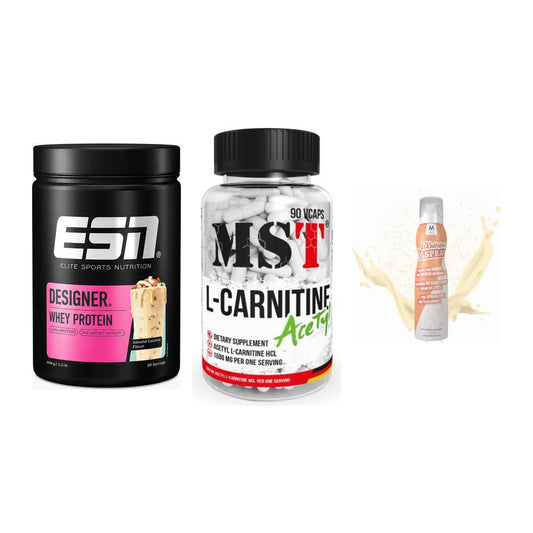 Definitionsphase-Set: ESN Designer + MST L-Carnitin + More Nutrition – alle enthaltenen Artikel