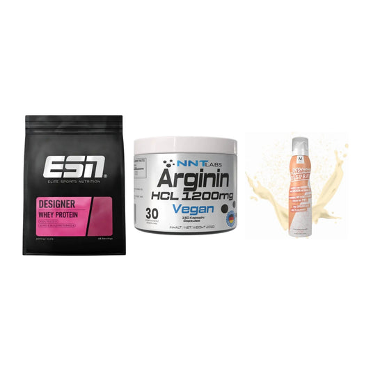 Definitionsphase-Set: ESN Designer + NNT Arginin + More Nutrition – alle enthaltenen Artikel