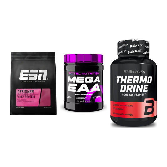 Definitionsphase-Set: ESN Designer + Scitec Mega + BioTech Thermo – alle enthaltenen Artikel