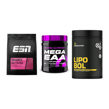 Definitionsphase-Set: ESN Designer + Scitec Mega + Dedicated – alle enthaltenen Artikel