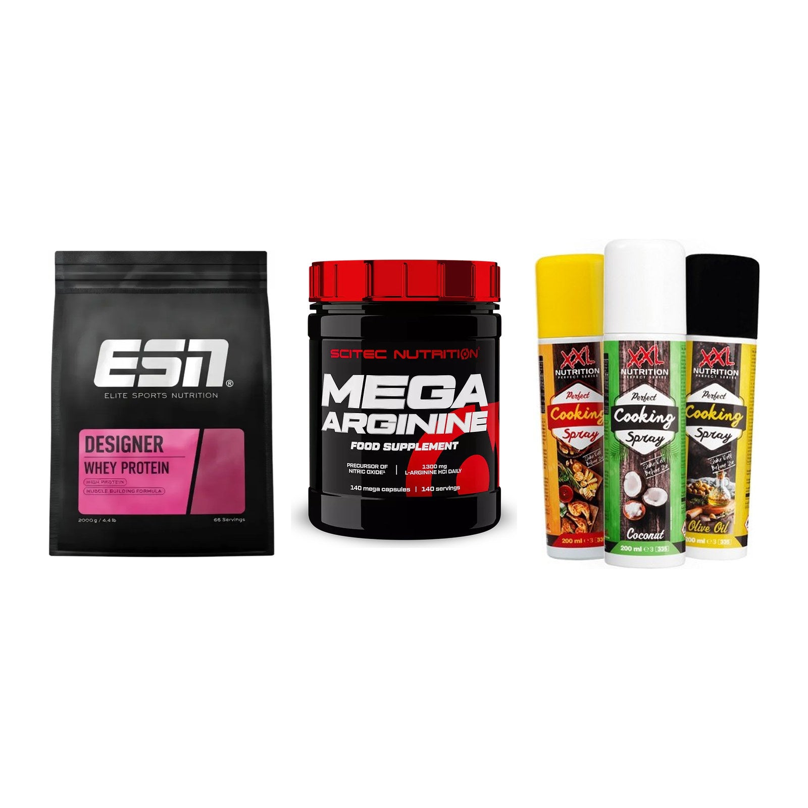 Definitionsphase-Set: ESN Designer + Scitec Mega + XXL Nutrition – alle enthaltenen Artikel