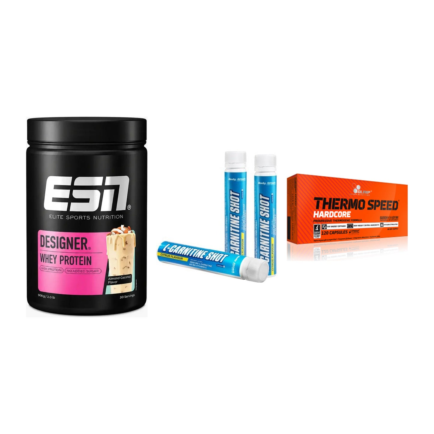 Definitionsphase-Set: ESN Designer + Body Attack + Olimp Thermo – alle enthaltenen Artikel