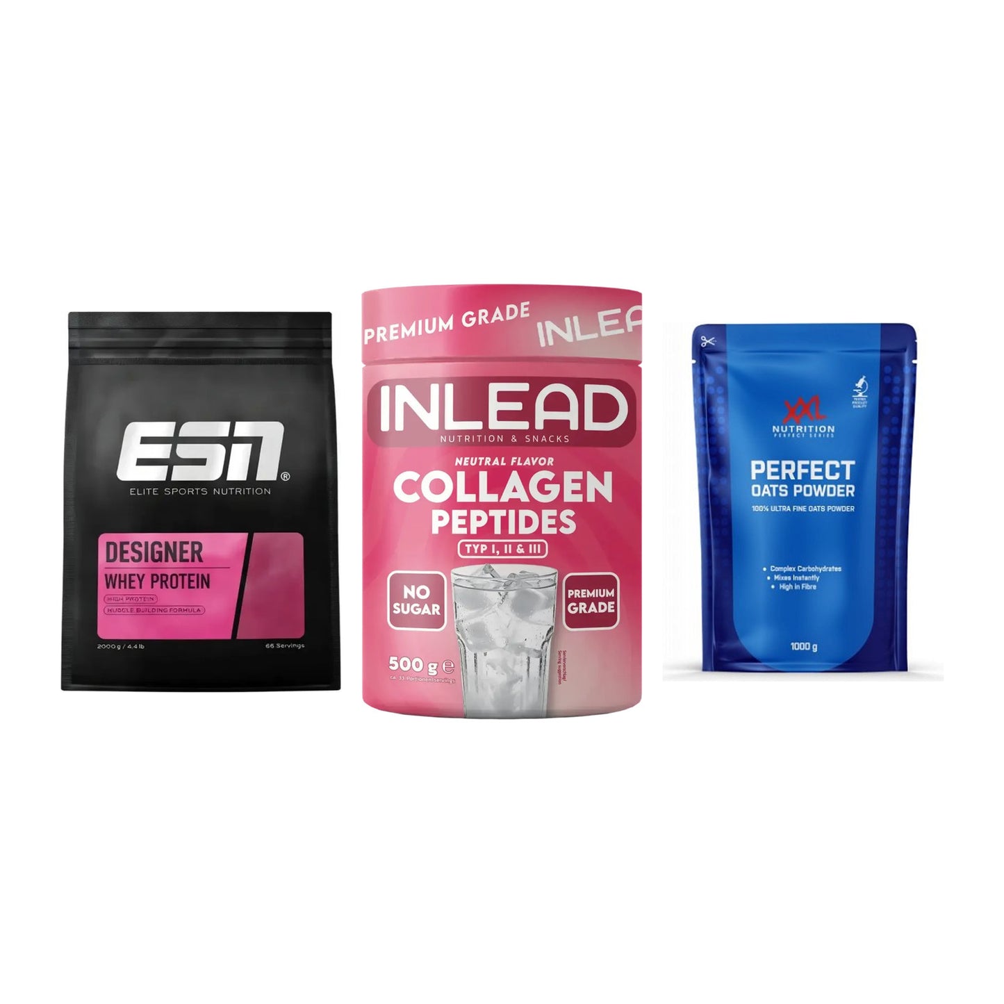 Definitionsphase-Set: ESN Designer + INLEAD Collage + XXL Nutrition – alle enthaltenen Artikel