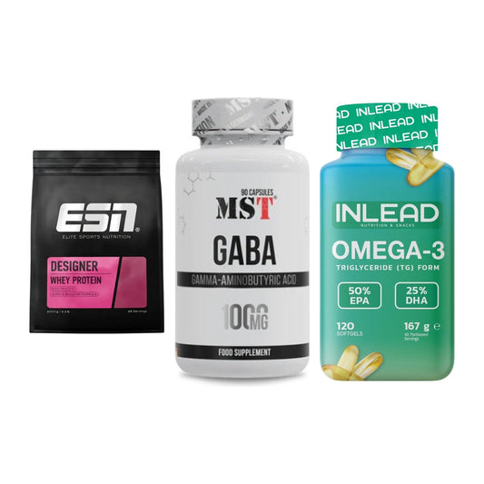 Definitionsphase-Set: ESN Designer + MST GABA + INLEAD Omega-3 – alle enthaltenen Artikel