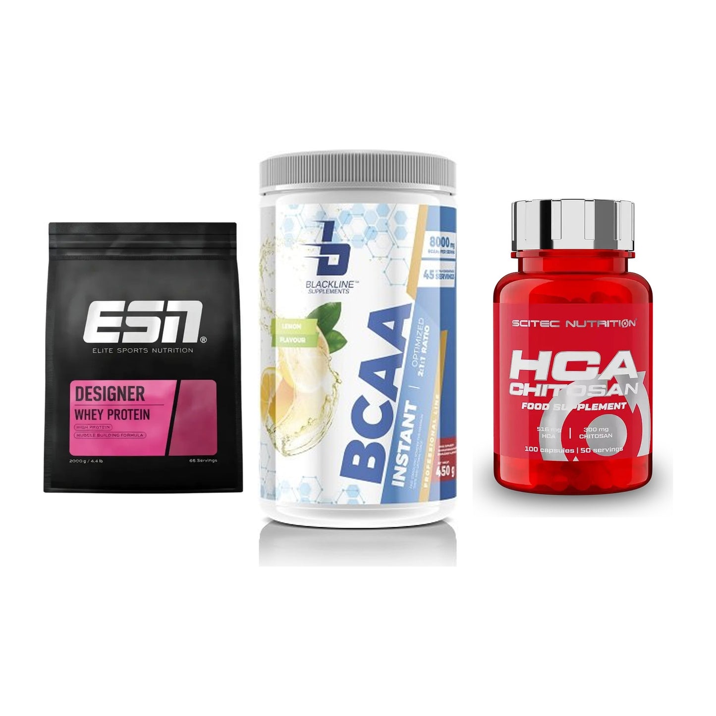 Definitionsphase-Set: ESN Designer + Blackline + Scitec HCA-Chi – alle enthaltenen Artikel