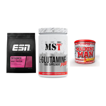 Definitionsphase-Set: ESN Designer + MST Glutamine + Activlab – alle enthaltenen Artikel
