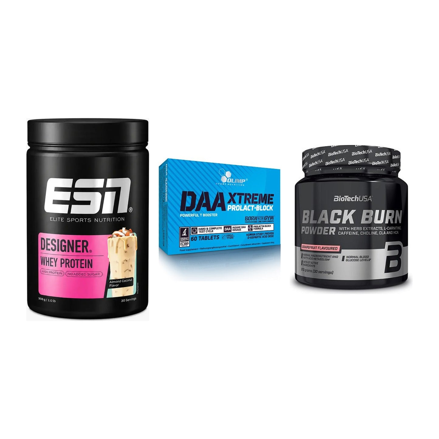 Definitionsphase-Set: ESN Designer + Olimp DAA + BioTech Black – alle enthaltenen Artikel