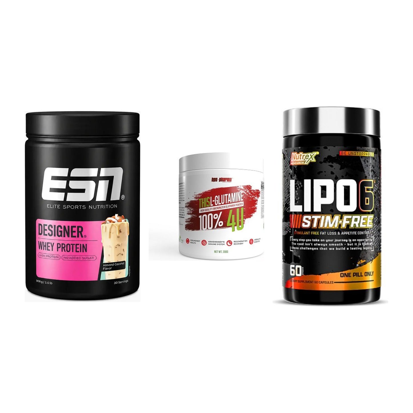 Definitionsphase-Set: ESN Designer + BPS-Pharma + Nutrex Lipo 6 – alle enthaltenen Artikel