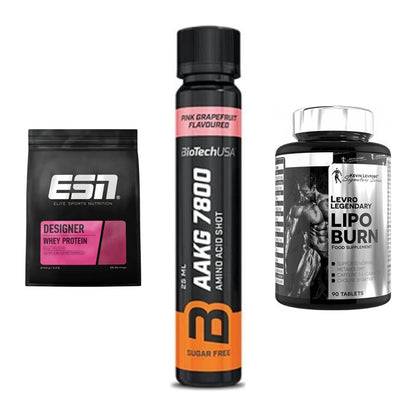 Definitionsphase-Set: ESN Designer + BioTech AAKG + Kevin Levrone – alle enthaltenen Artikel