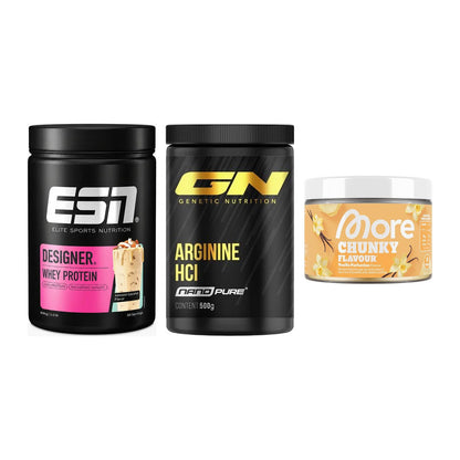 Definitionsphase-Set: ESN Designer + GN Arginine + More Nutrition – alle enthaltenen Artikel
