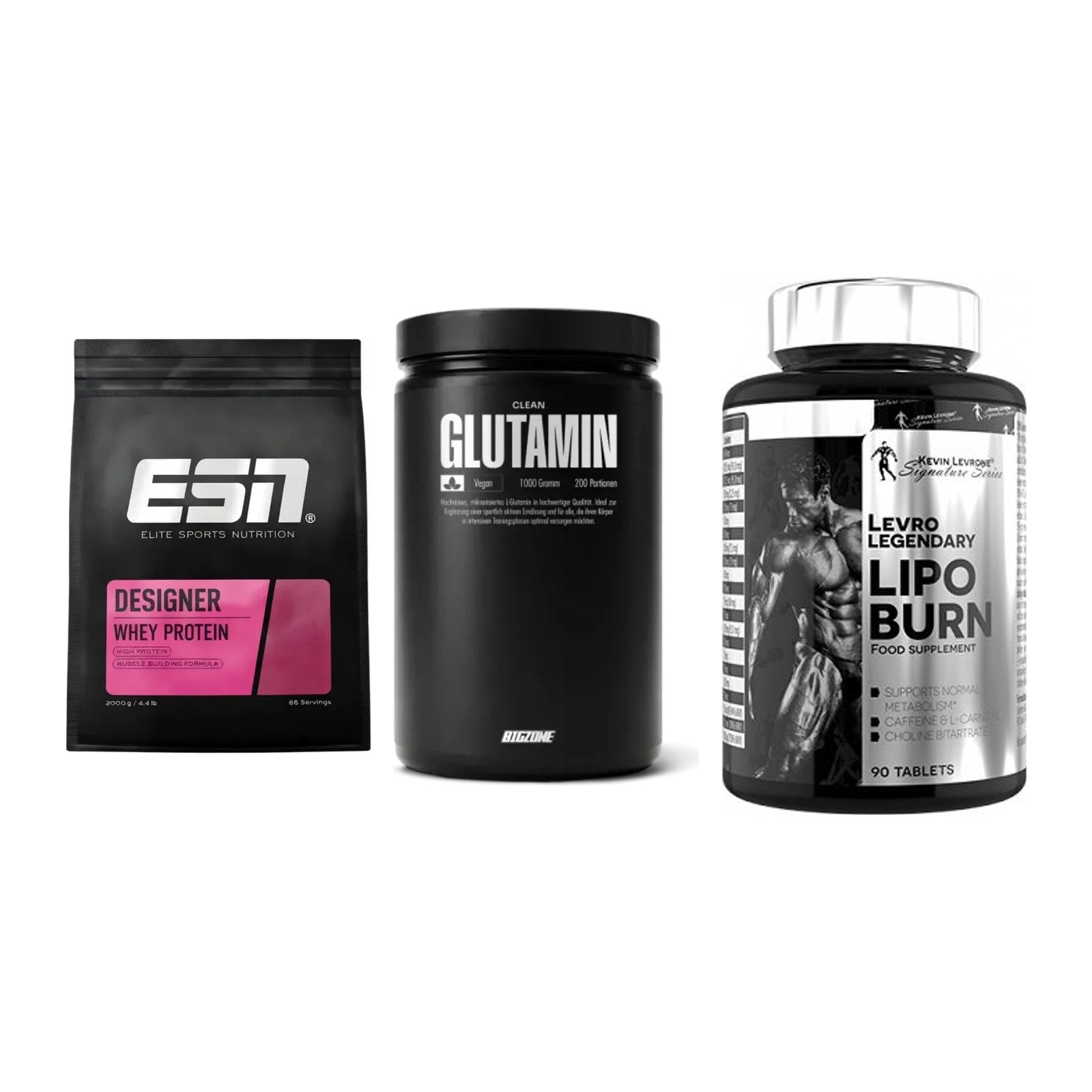 Definitionsphase-Set: ESN Designer + Big Zone + Kevin Levrone – alle enthaltenen Artikel