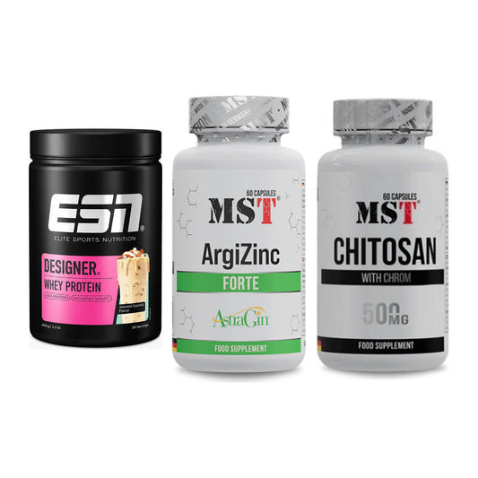 Definitionsphase-Set: ESN Designer + MST ArgiZinc + MST Chitosan – alle enthaltenen Artikel