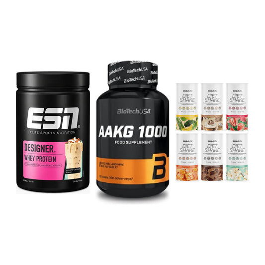 Definitionsphase-Set: ESN Designer + BioTech AAKG + BioTech Diet – alle enthaltenen Artikel
