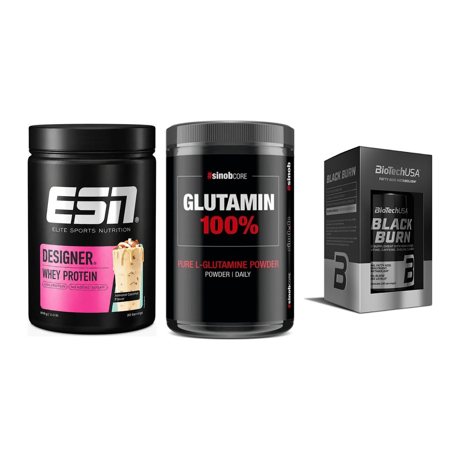 Definitionsphase-Set: ESN Designer + Sinob Core + BioTech Black – alle enthaltenen Artikel
