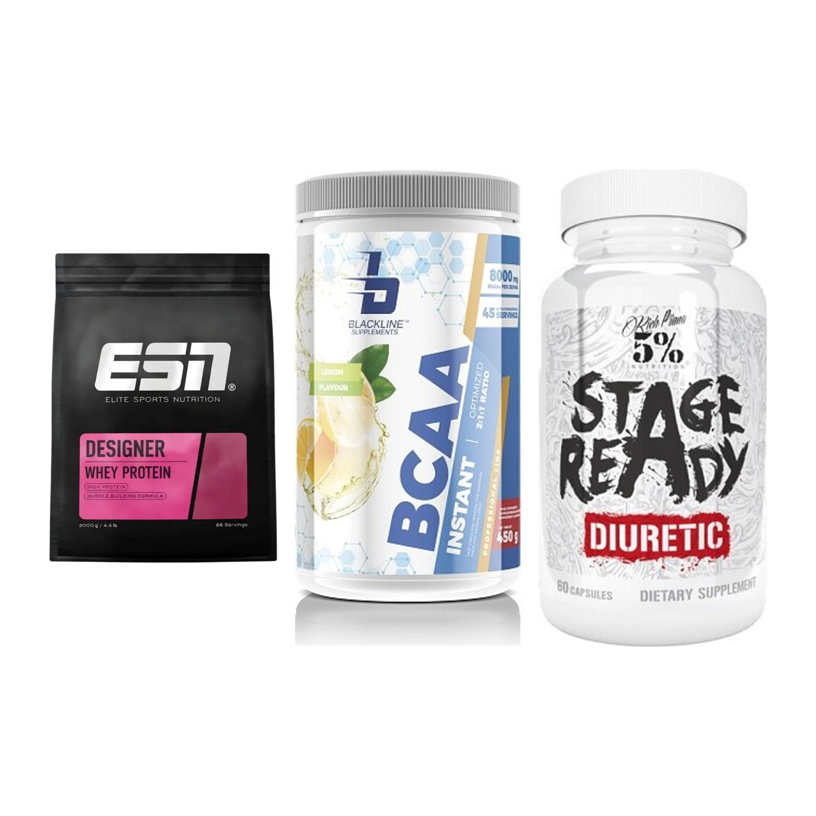 Definitionsphase-Set: ESN Designer + Blackline + 5% Nutrition – alle enthaltenen Artikel