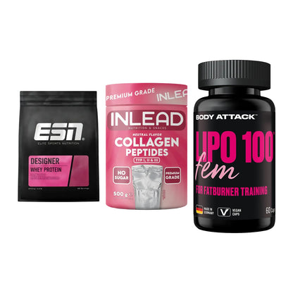 Definitionsphase-Set: ESN Designer + INLEAD Collage + Body Attack – alle enthaltenen Artikel