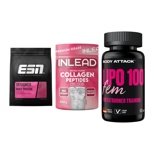 Definitionsphase-Set: ESN Designer + INLEAD Collage + Body Attack – alle enthaltenen Artikel