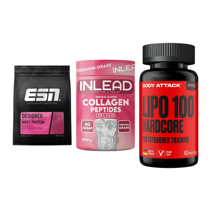 Definitionsphase-Set: ESN Designer + INLEAD Collage + Body Attack – alle enthaltenen Artikel