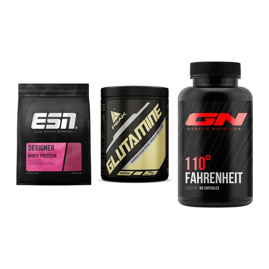 Definitionsphase-Set: ESN Designer + Peak Glutamin + GN 110 Fahrenh – alle enthaltenen Artikel