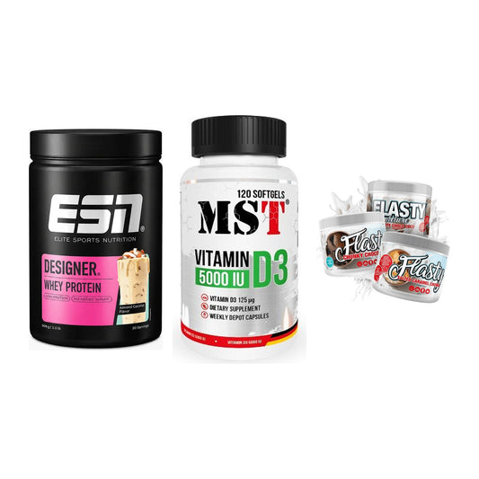 Definitionsphase-Set: ESN Designer + MST Vitamin D3 + Sinob Flasty – alle enthaltenen Artikel