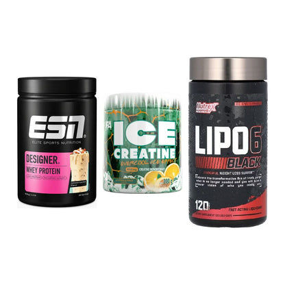Definitionsphase-Set: ESN Designer + FA Nutrition + Nutrex Lipo 6 – alle enthaltenen Artikel