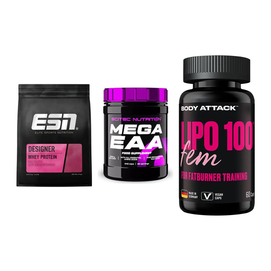 Definitionsphase-Set: ESN Designer + Scitec Mega + Body Attack – alle enthaltenen Artikel