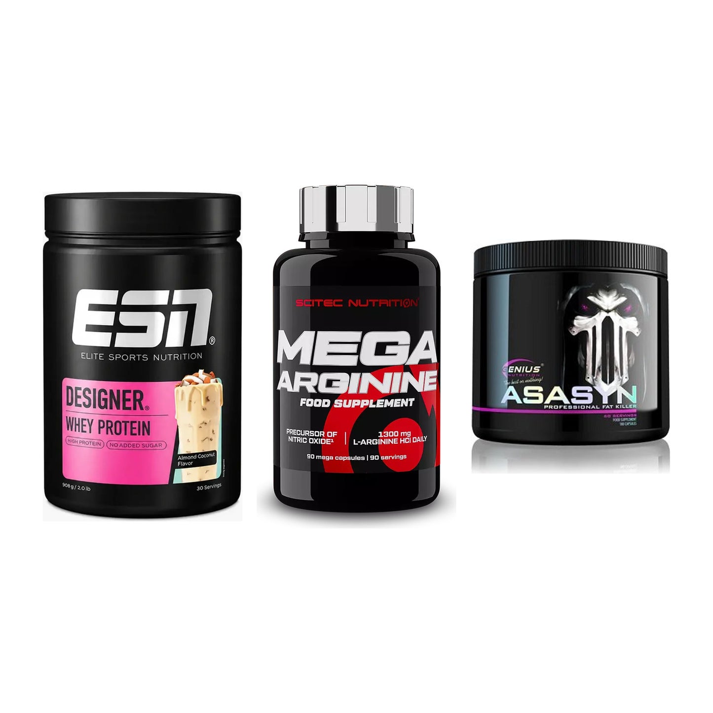 Definitionsphase-Set: ESN Designer + Scitec Mega + Genius Nutriti – alle enthaltenen Artikel