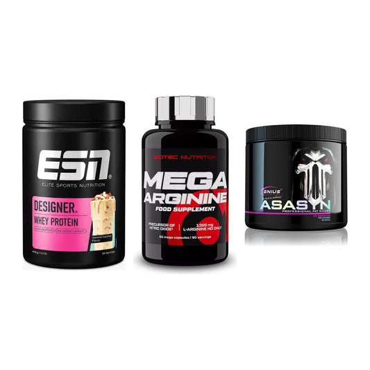 Definitionsphase-Set: ESN Designer + Scitec Mega + Genius Nutriti – alle enthaltenen Artikel