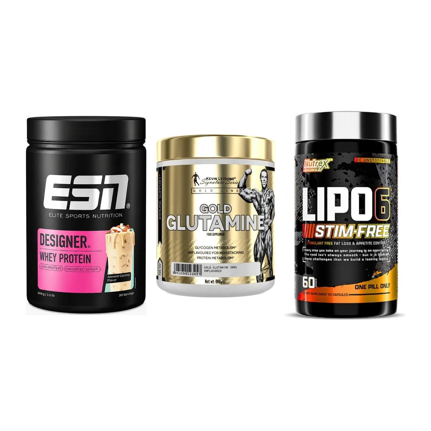 Definitionsphase-Set: ESN Designer + Kevin Levrone + Nutrex Lipo 6 – alle enthaltenen Artikel