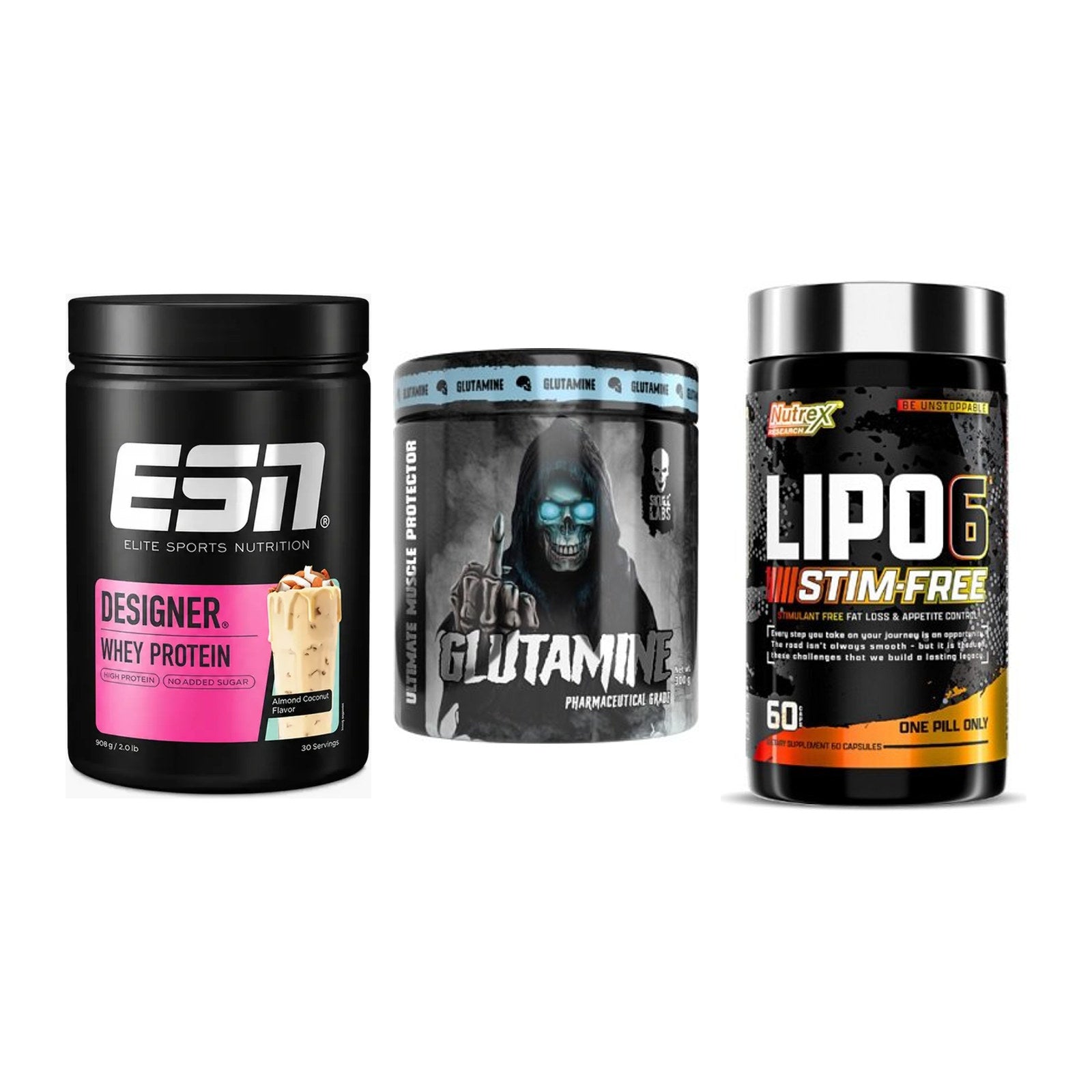 Definitionsphase-Set: ESN Designer + Skull Labs + Nutrex Lipo 6 – alle enthaltenen Artikel